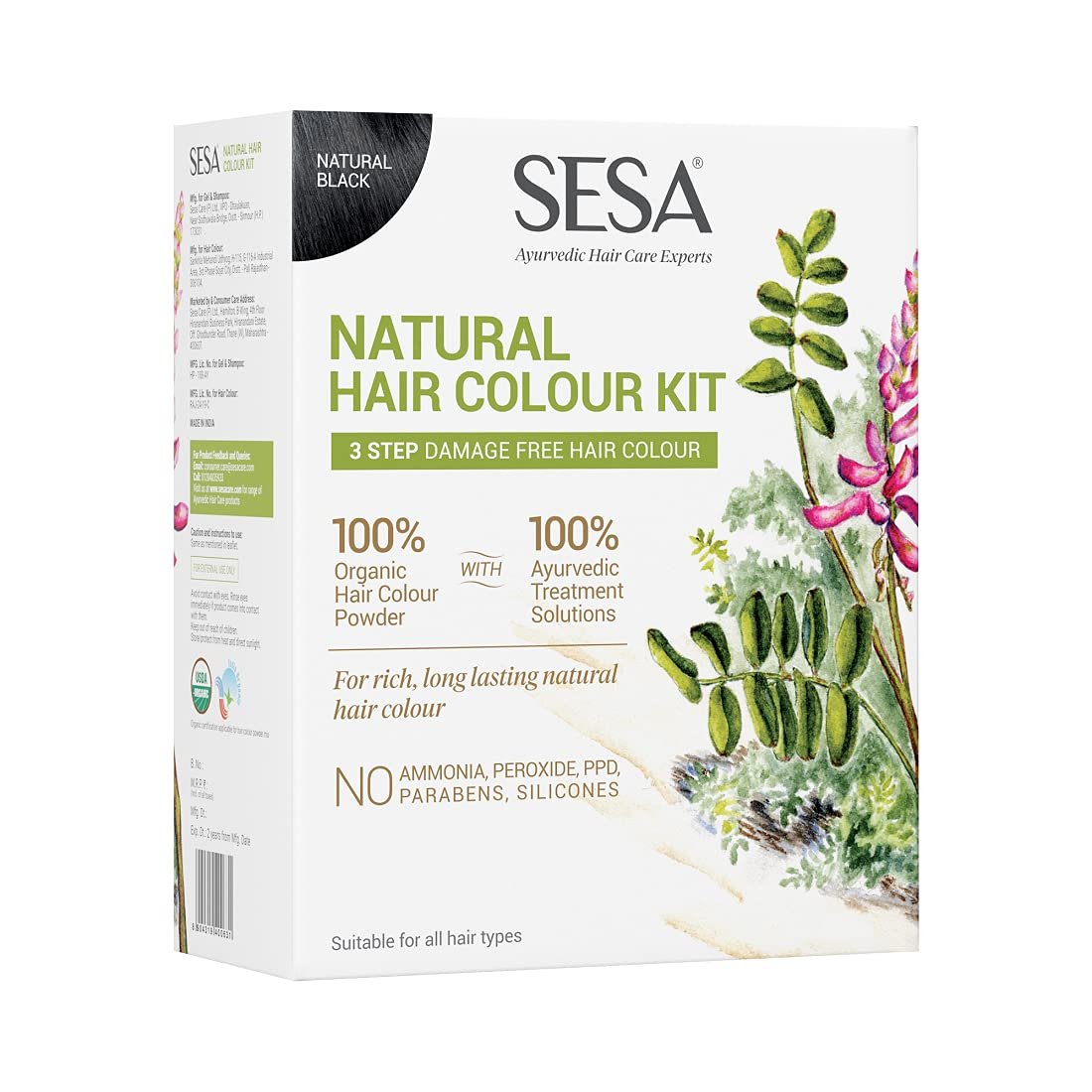 Natural Hair Colour Kit Review